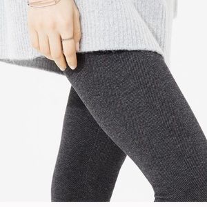 Anne Klein grey jegging herringbone pants